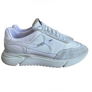 Axel Arigato White Genesis Stripe Bee Bird Sneakers Size 8.5
